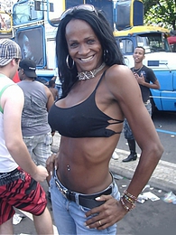 DaTranny presents: Nikki With The Trannies On The Streets Of Rio de Janeiro