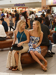 Arya and Bailey as Mall Rats