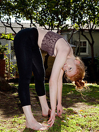 UhPorn presents: Bree Abernathy Ginger Yoga